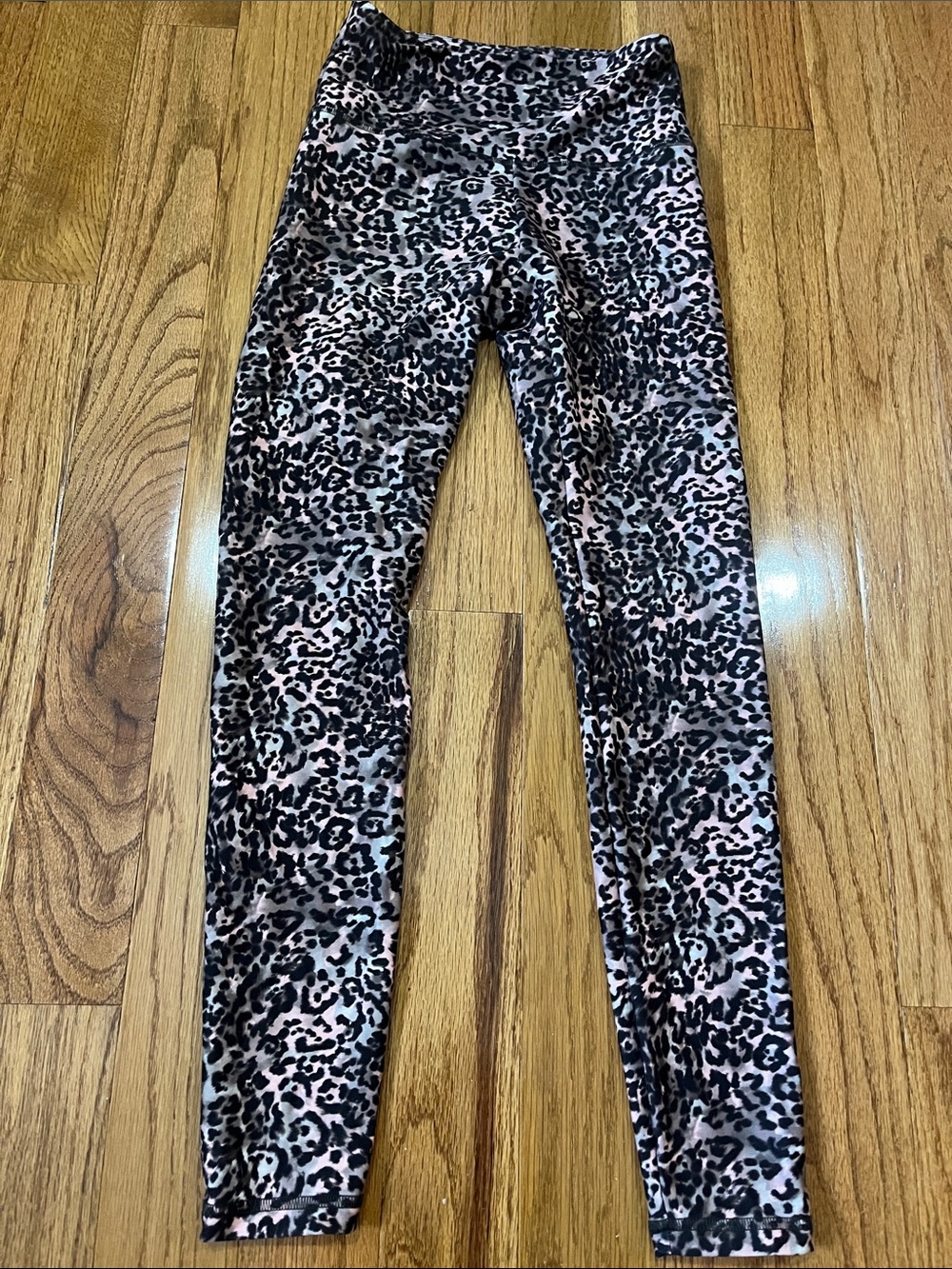 Balance Collection Pink and Black Leopard Print Active Leggings